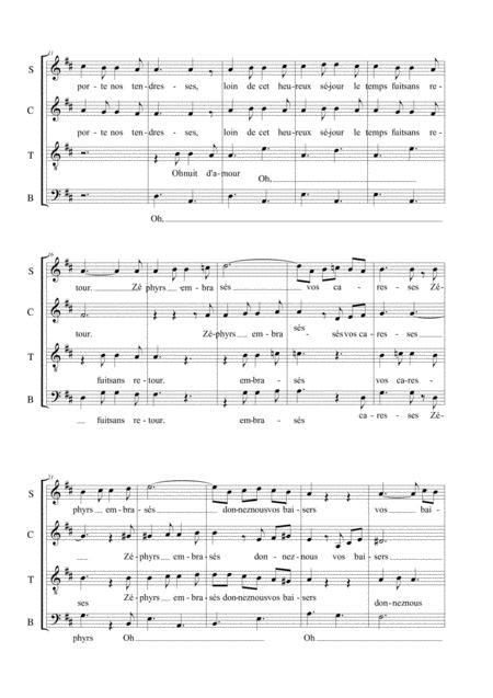 BARCAROLLE - J. Offenbach - Arr. For SATB Choir